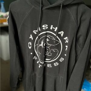 Black Gym Shark Hoodie